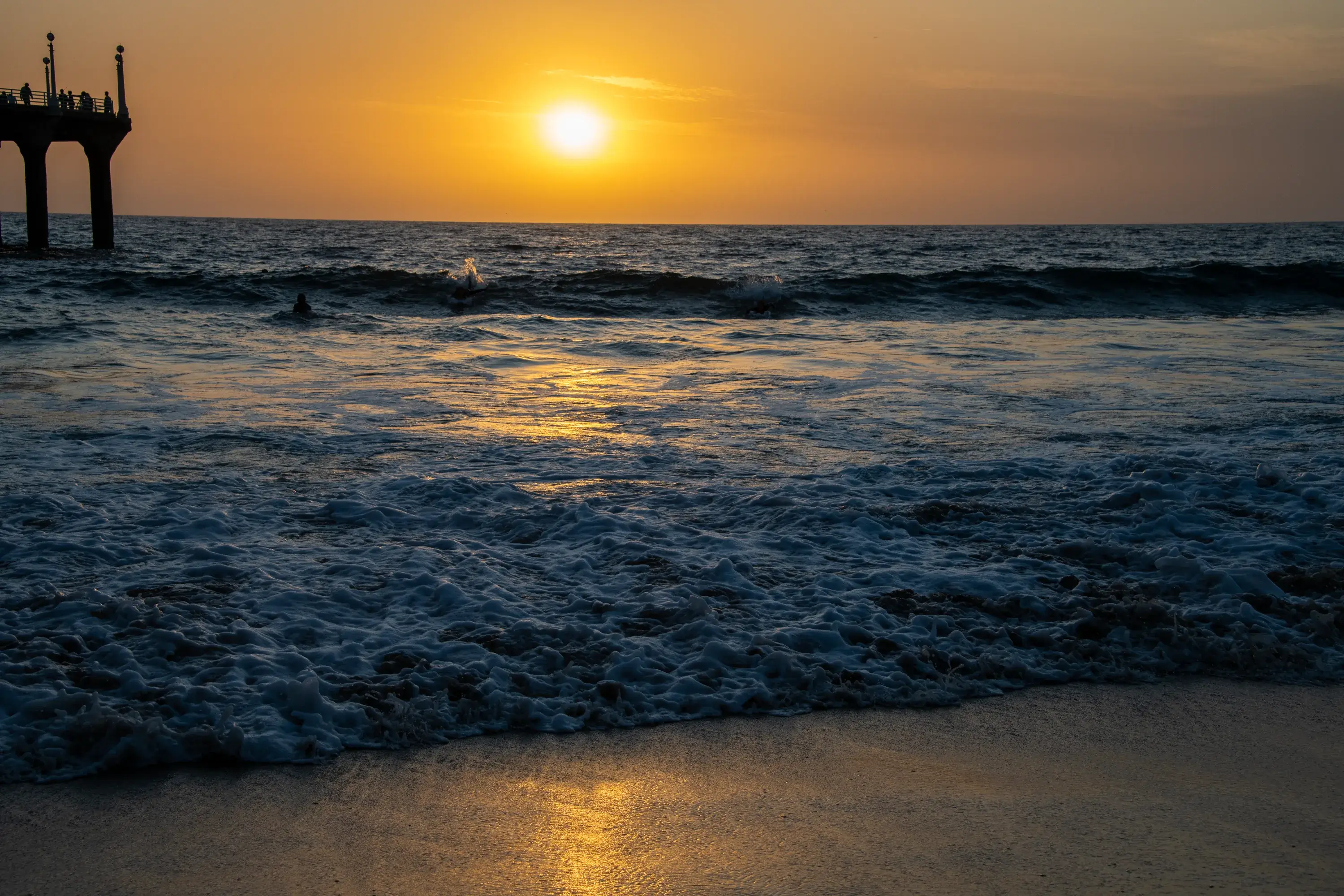 Southern California sunset representing our coastal location